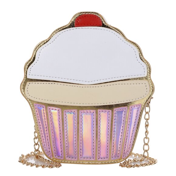 Handbags - 6899 Food Shape Cross Body Bag PU Cartoon Purse Ice Cream Sholuder Bag